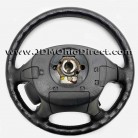JDM EK3 Civic ViRS Black Leather Steering Wheel